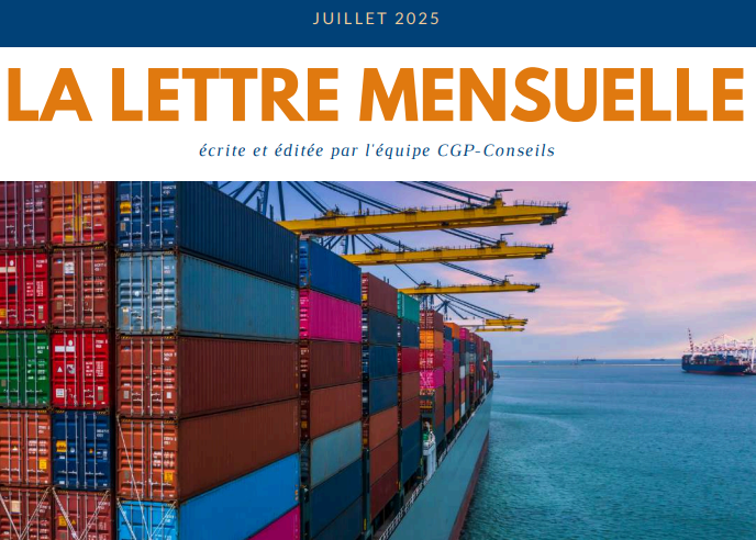 Lettre mensuelle Juillet 2025