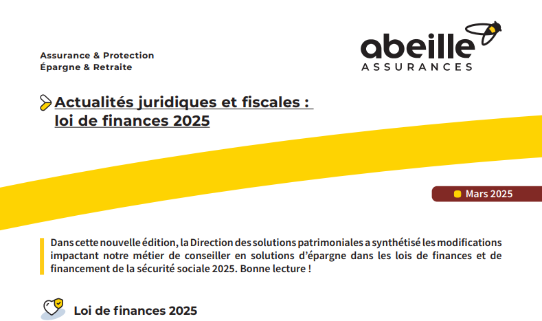 Synthèse Loi des Finances 2025