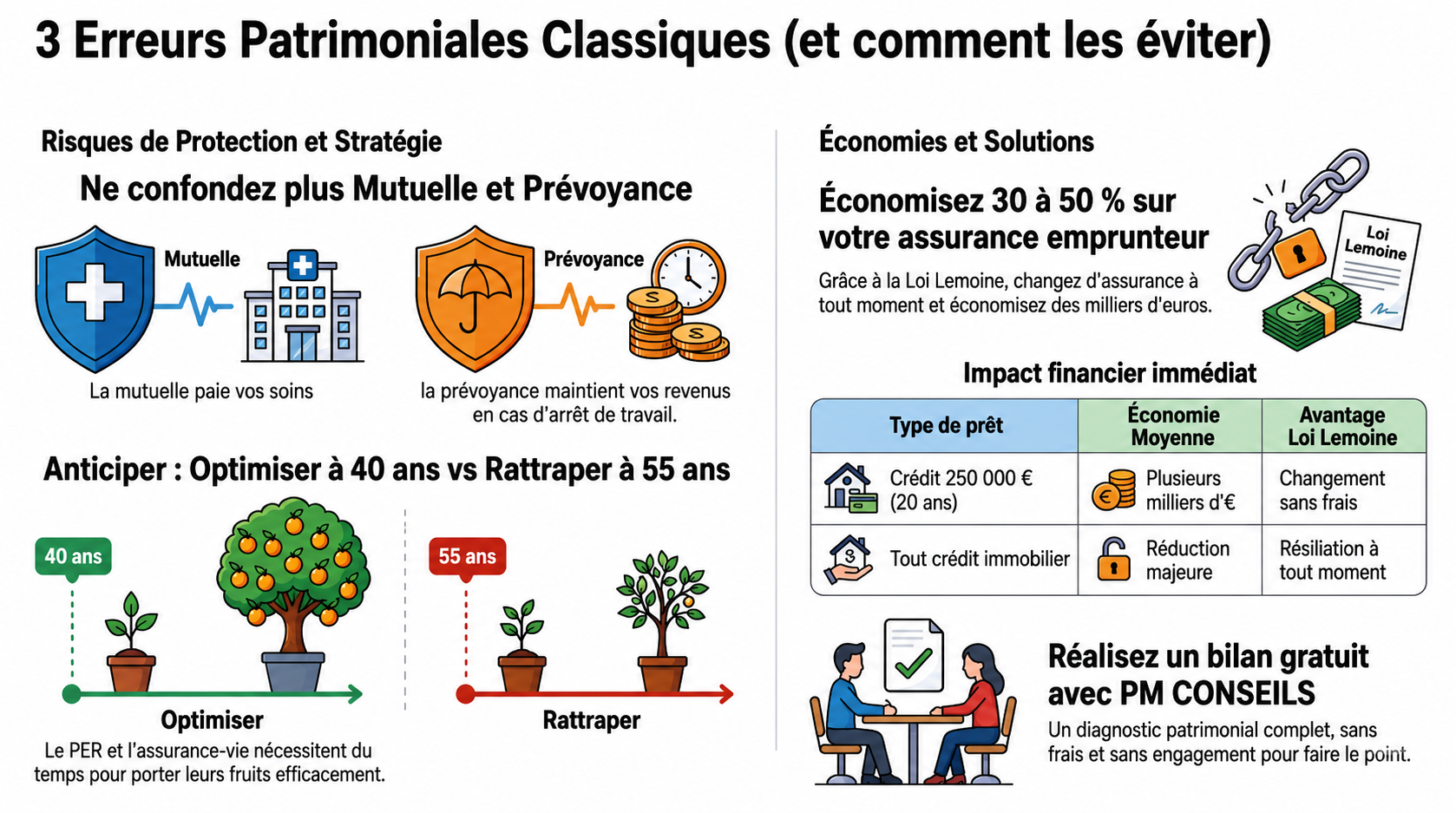 Lire la suite à propos de l’article Les 3 erreurs qui coûtent le plus cher en assurance et gestion de patrimoine en Martinique